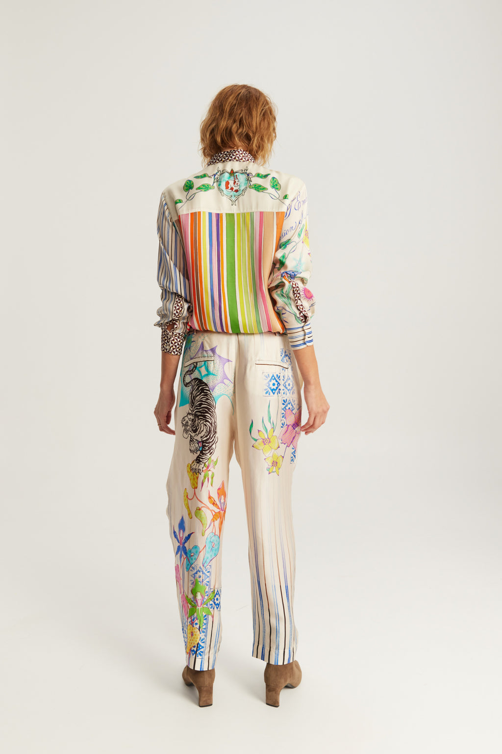 Shop the ME369 Isabel Printed Shirt in Paradiso at Dotique. A relaxed printed shirt in a soft viscose blend with colourful artwork and signature ME369 styling.