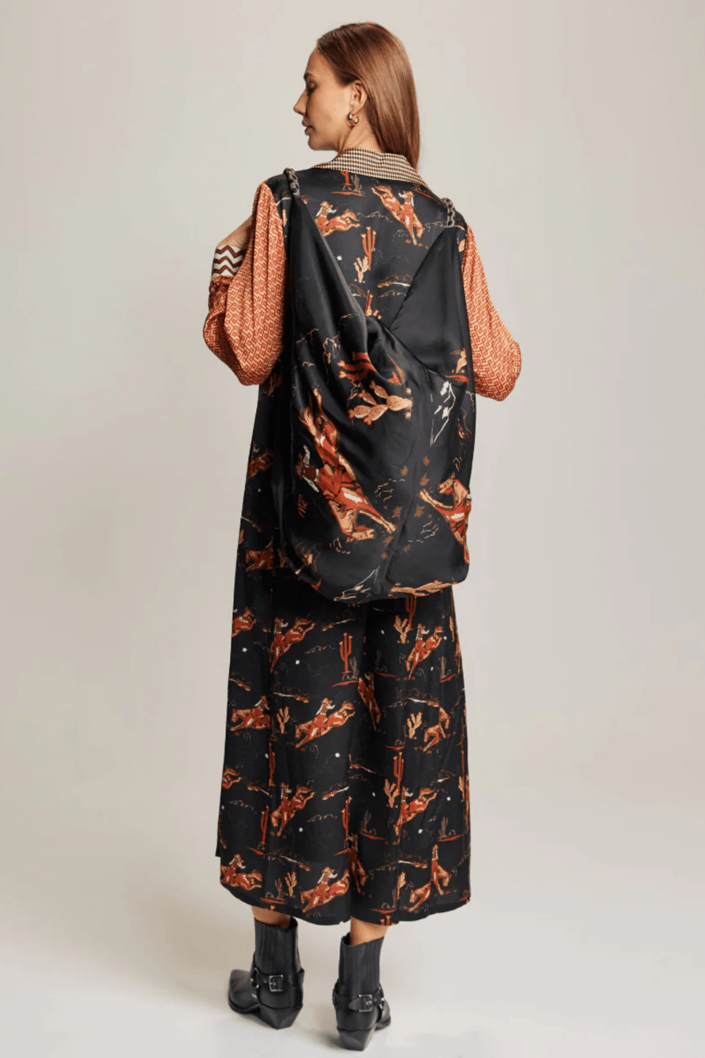 Me369 Kennedy Placket Maxi Dress - Rodeo - Dotique - Me369