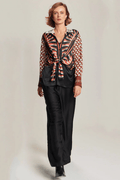 Me369 Reyna Tie Waist Shirt - Rodeo - Dotique - Me369