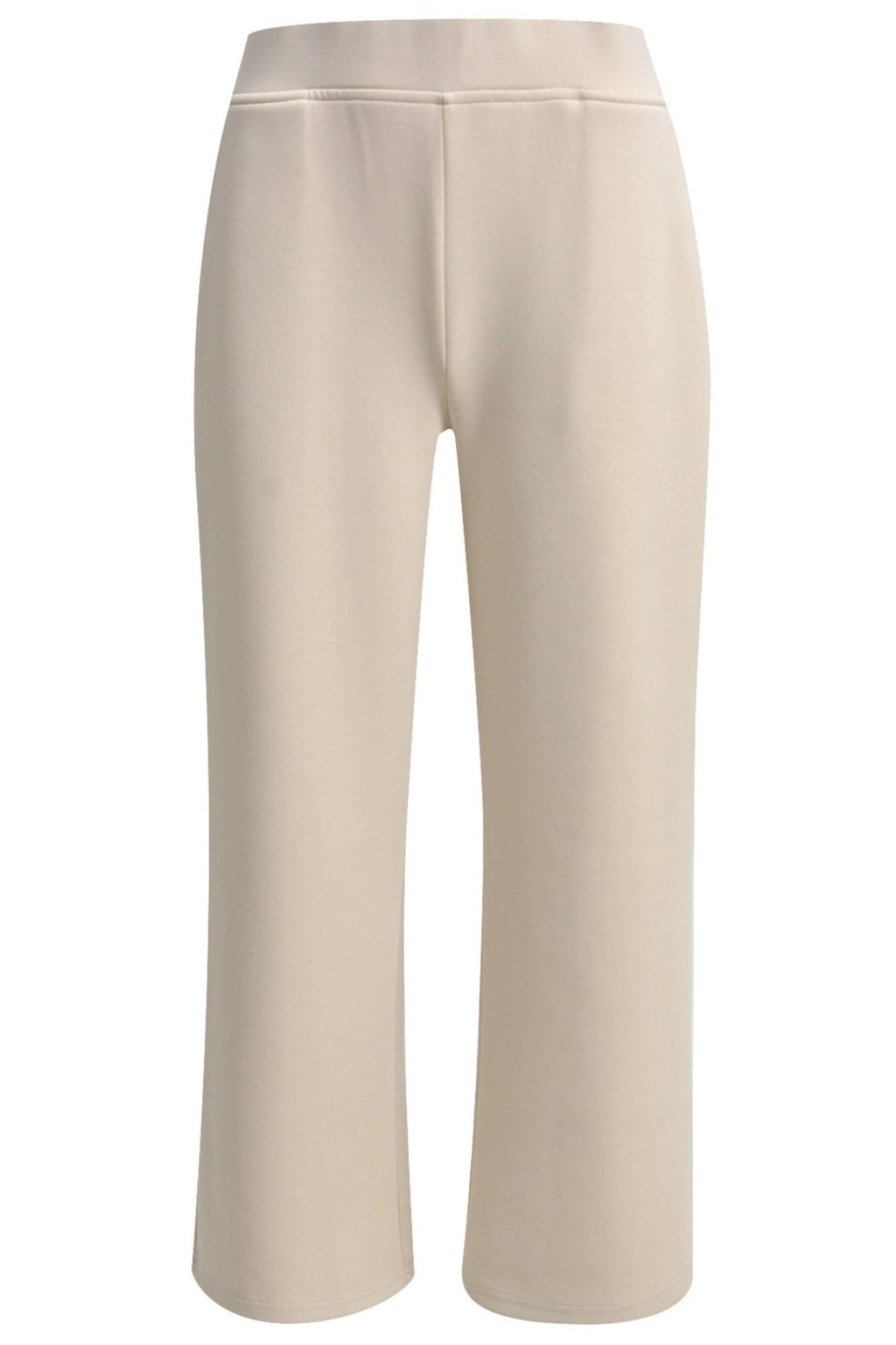 Milano 43-5190-2136 Cream Culotte Trousers with Elastic Waist - Dotique