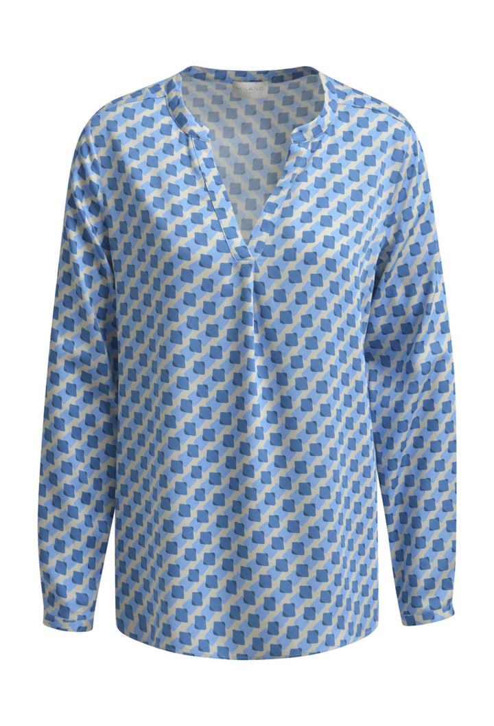 milano-51-6403-3061-azur-print-v-neck-blouse