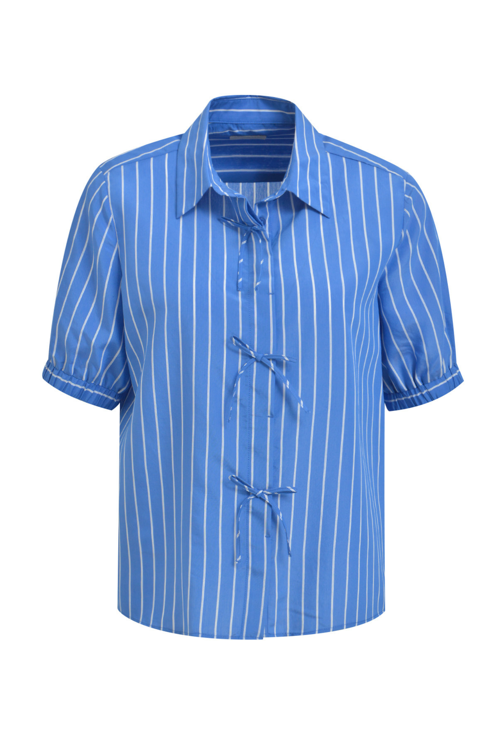 Milano 61-4839-6089 Shirt Blouse with Bow Placket – Blue Print