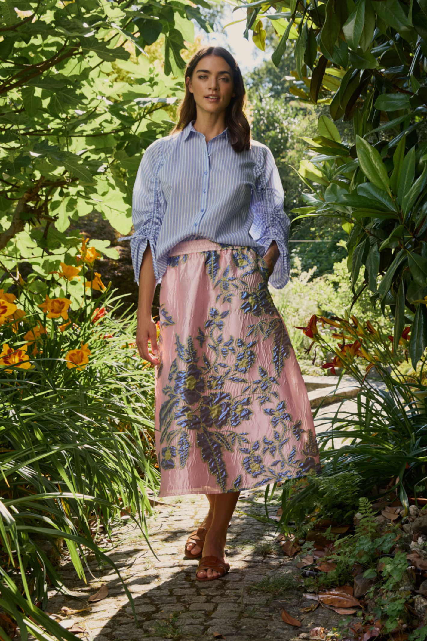 This Milano midi skirt is an easy, feminine style designed to move with you. Shop Milano at Dotique.