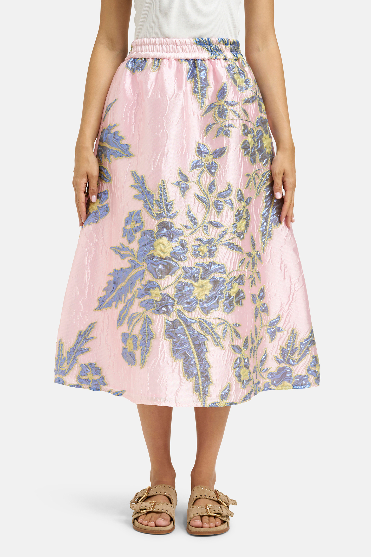 This Milano midi skirt is an easy, feminine style designed to move with you. Shop Milano at Dotique.