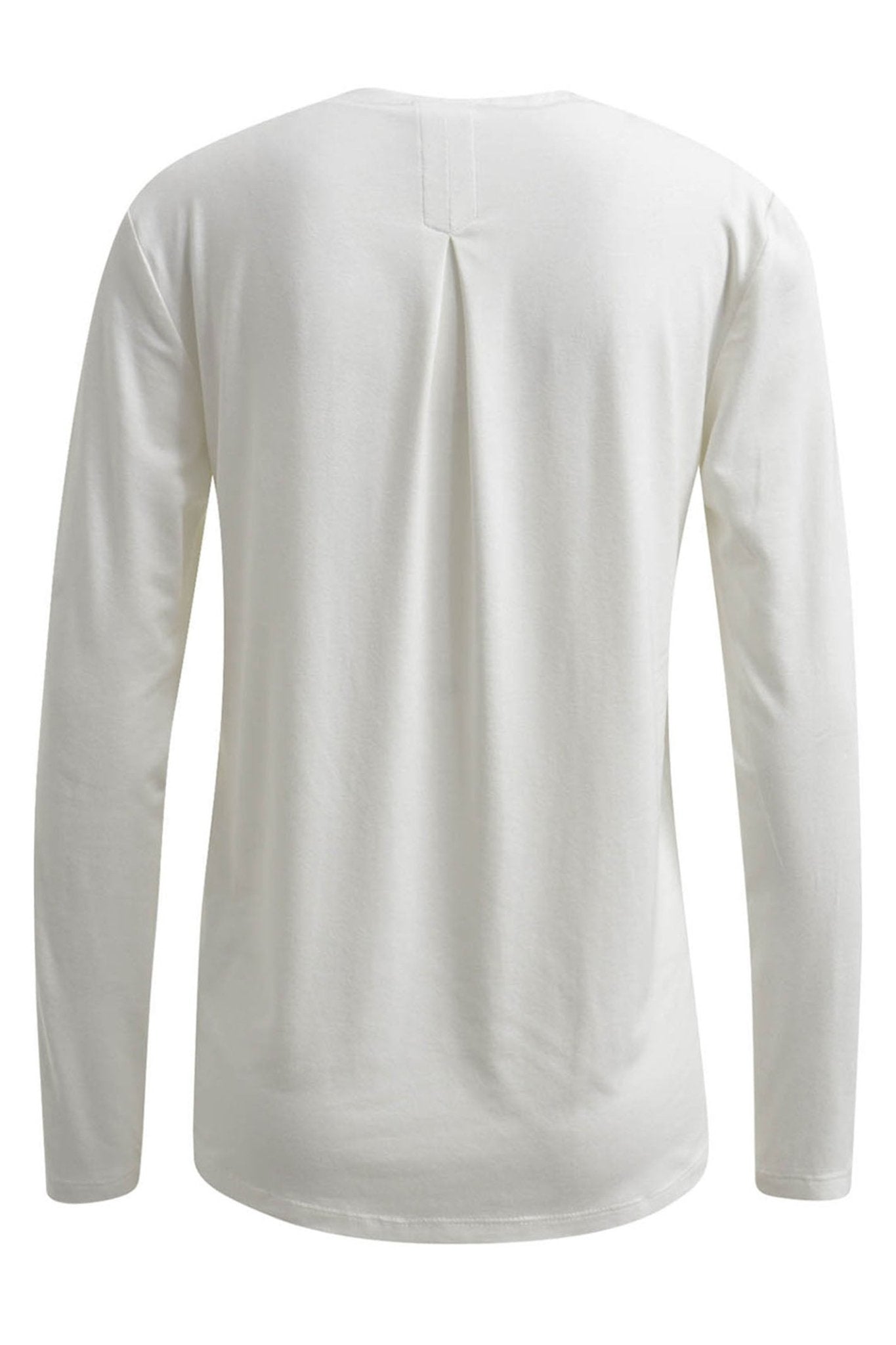 Milano 99-7401-8156-7 Off White Split Neck Blouse - Dotique