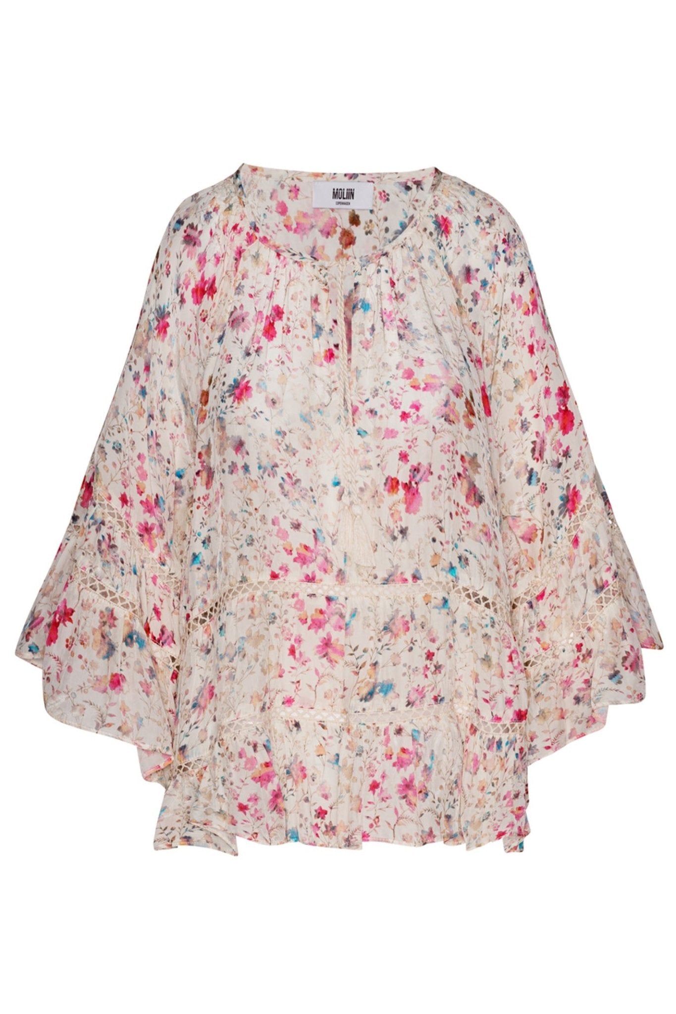 Moliin 2413270 Oaklyn 2003 First Blush Pink Floral Relaxed Fit Top - Dotique