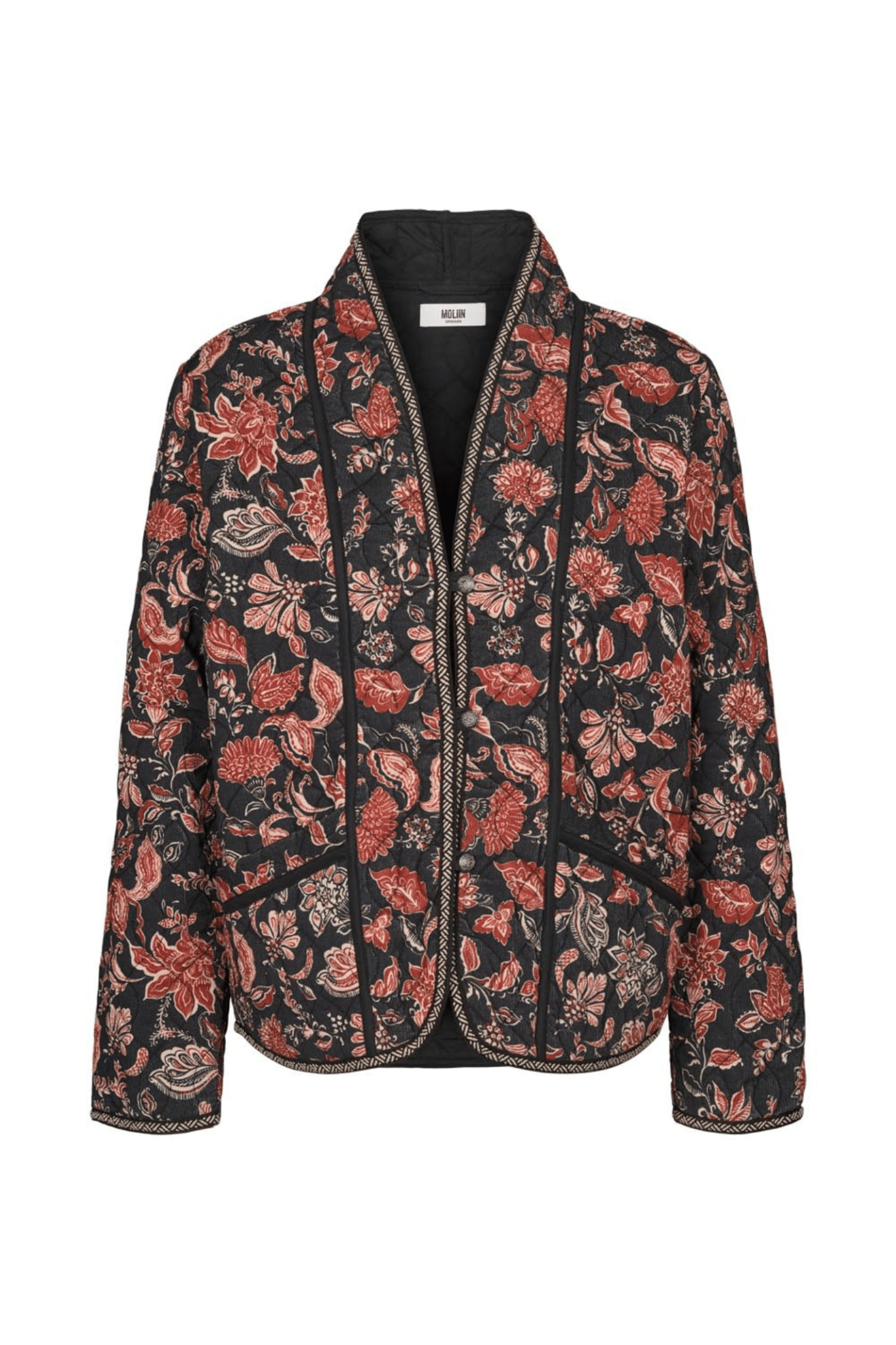 Moliin 2523286 Angelina Black Cotton Jacket - Dotique - Moliin
