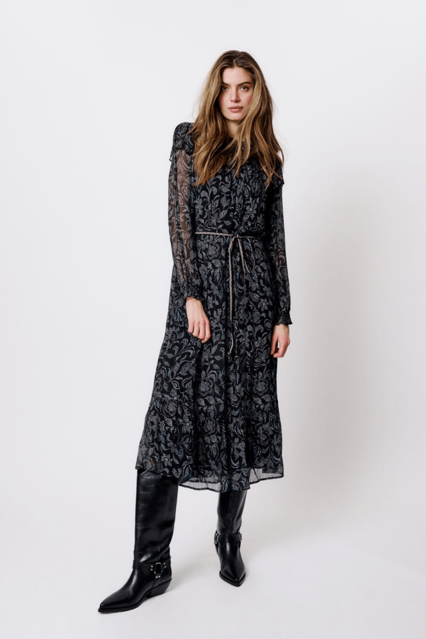 Moliin 2524048 Fenix Evening Blue Dress - Dotique - Moliin