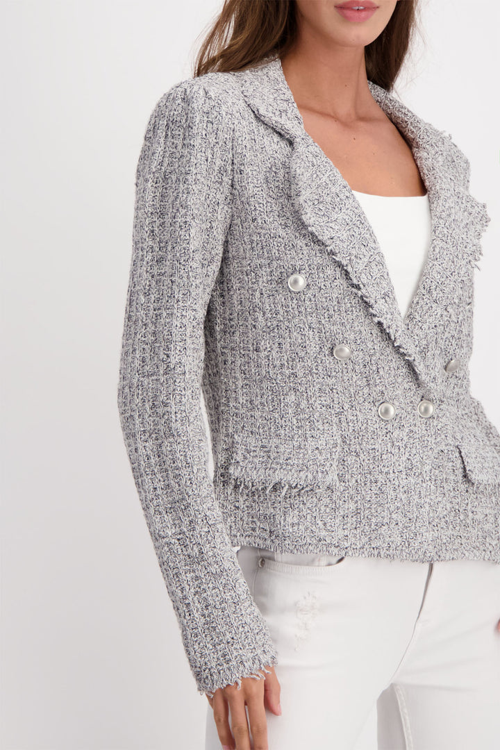 Monari 408488 Cloudy Grey Blazer - Dotique