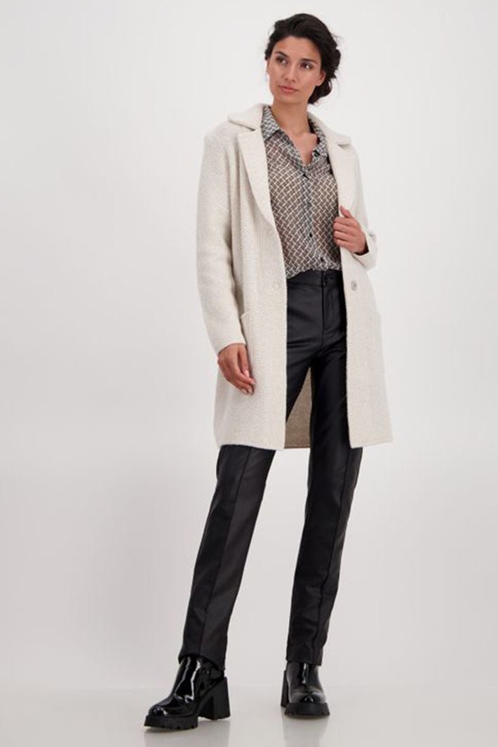 Monari 807261 Champagne Longline Jacket - Dotique