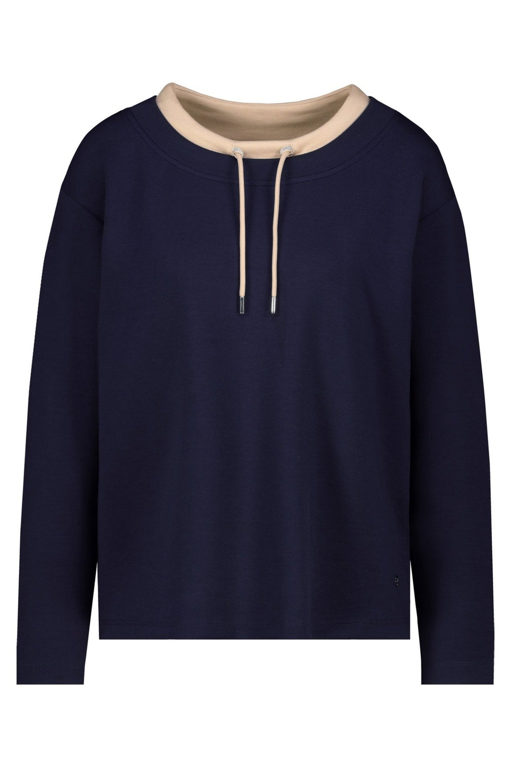Monari 809009 Night Sky Navy Sweatshirt With Embellished Detail - Dotique - Monari