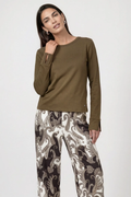 Monari 810053 Olive Cotton Jumper