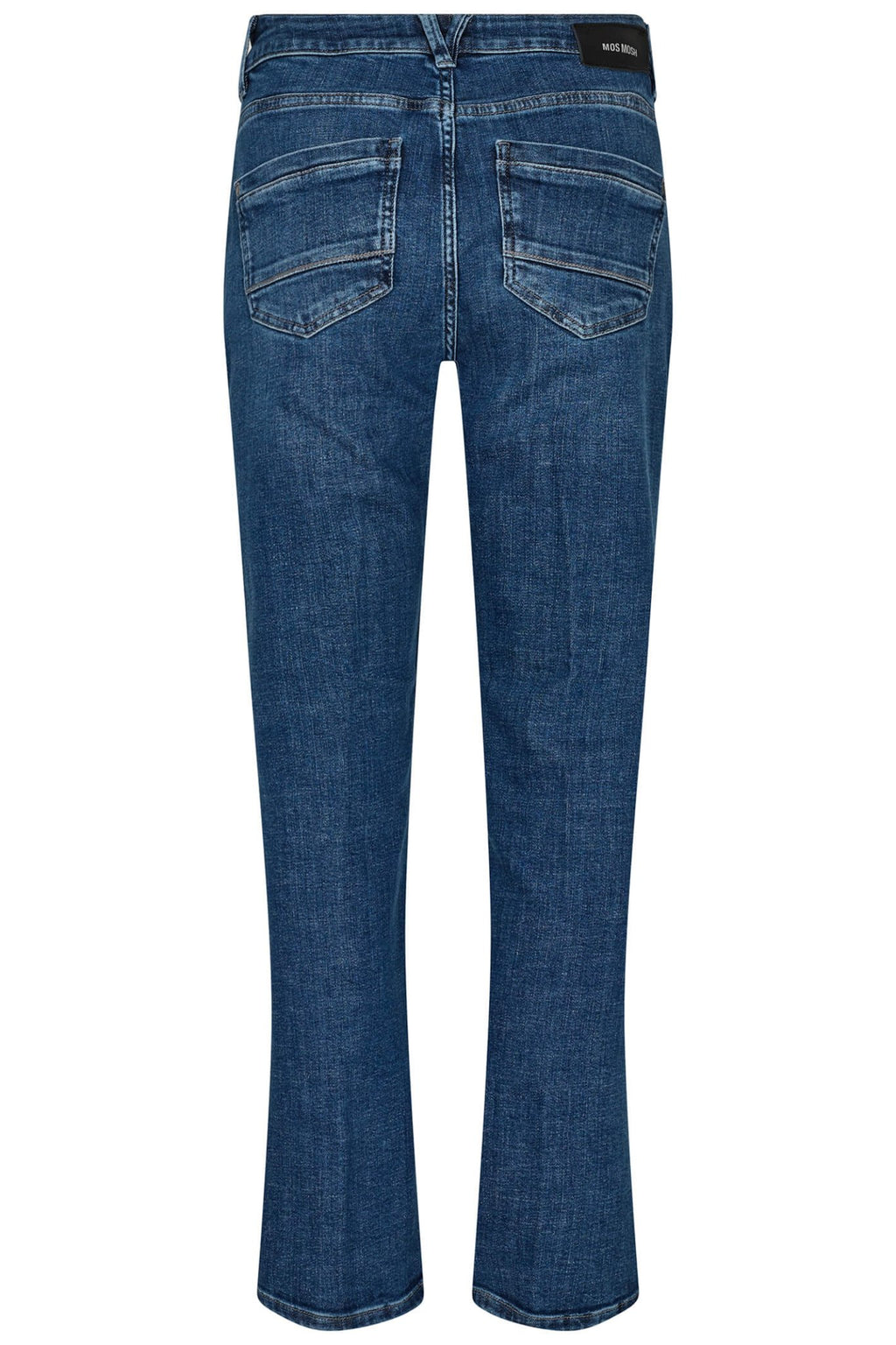 Mos Mosh 155660 MMeverest Blue Dark Ave Flare Fit Jeans - Dotique Chesterfield