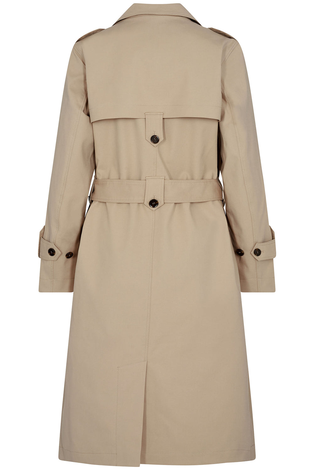 Mos Mosh 156610 MMFarah Savannah Tan Double Breasted Trench Coat - Dotique