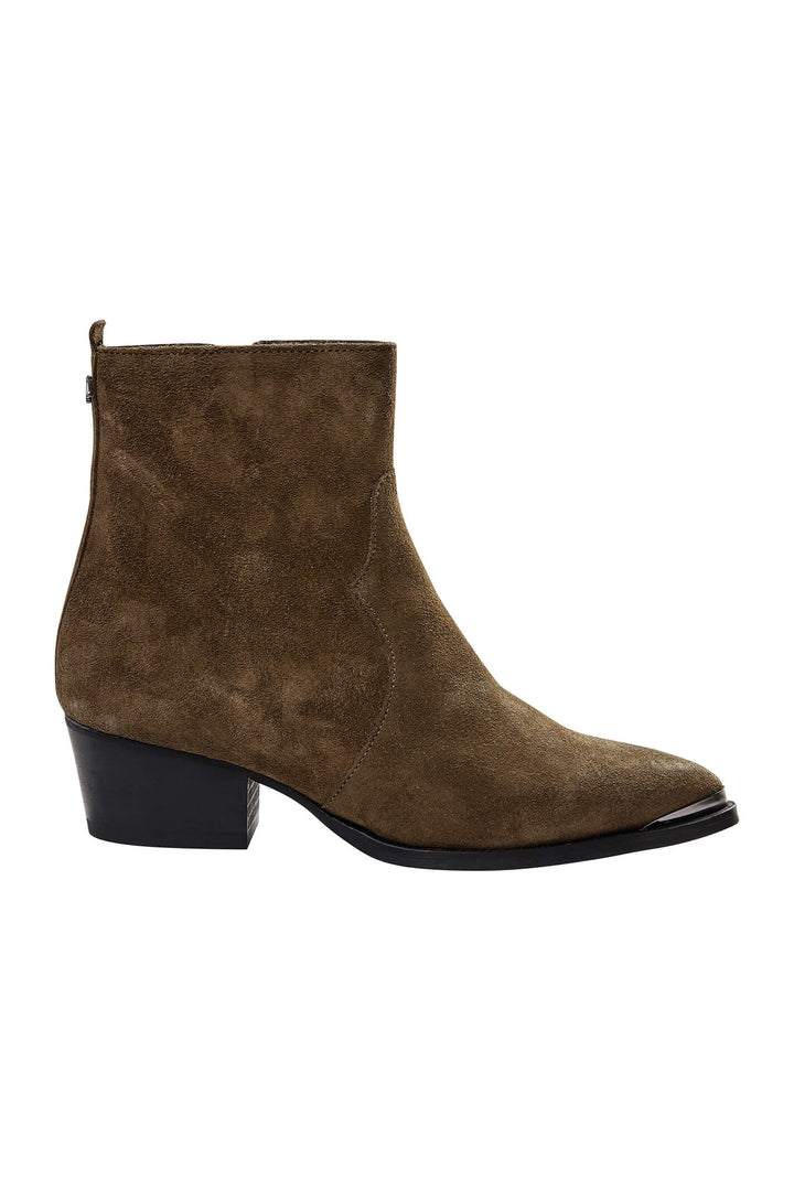 Mos Mosh 156660 MMAmos Dark Beige Suede Leather Boots - Dotique Chesterfield