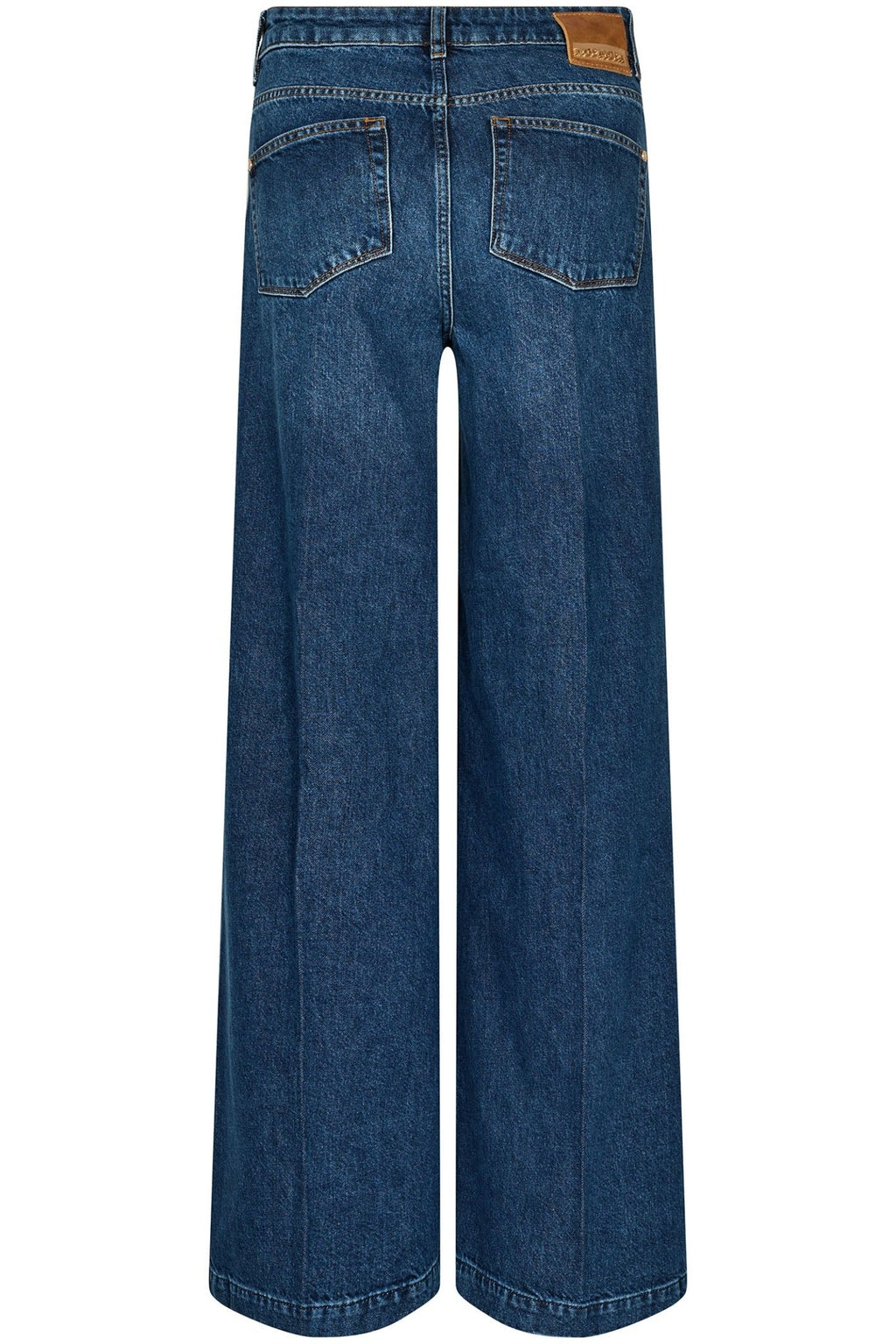 Mos Mosh 156820 MMColette Sassy Blue Denim Wide Leg Jeans - Dotique