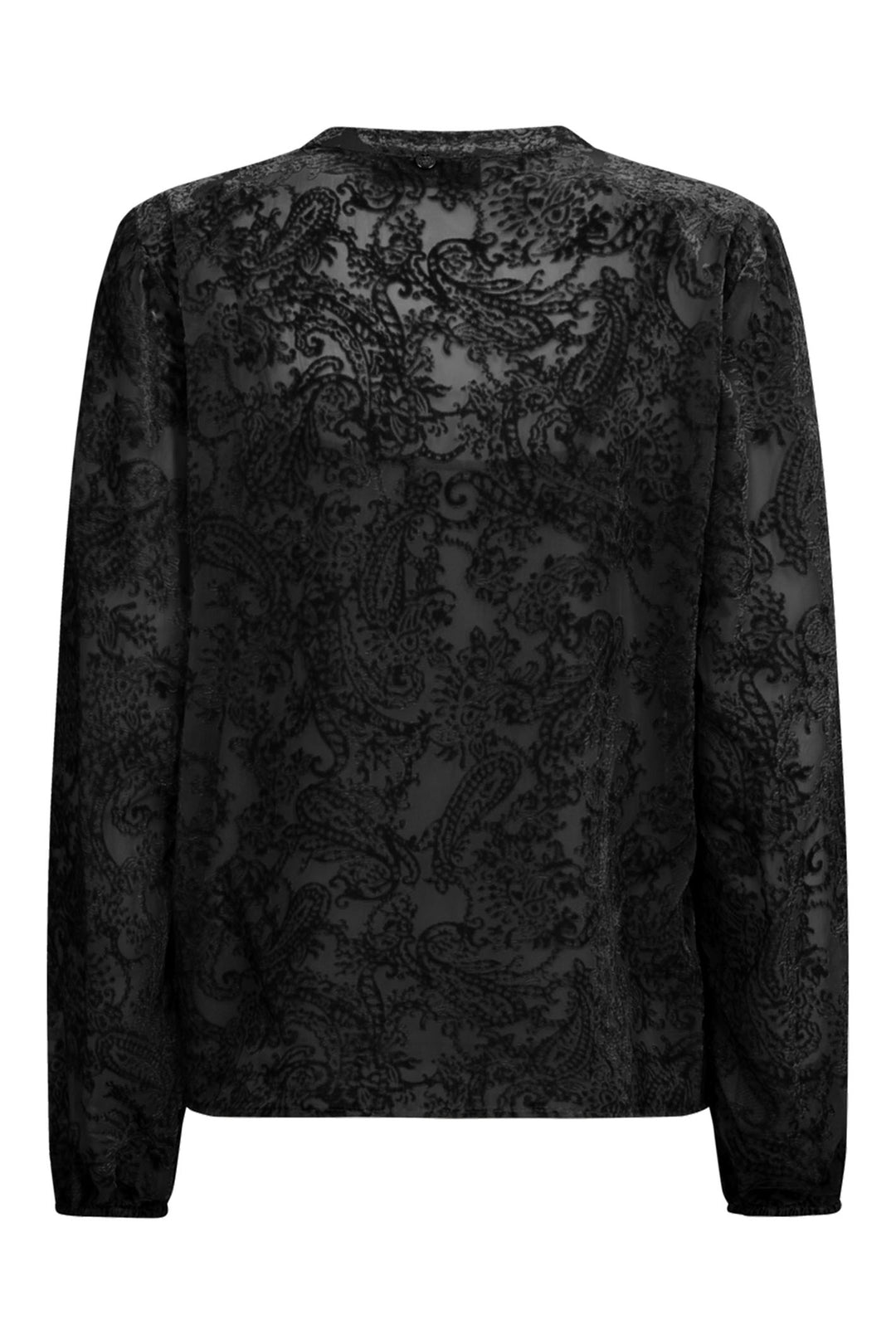 Mos Mosh 158420 MMLeta Black Velvet Shirt - Dotique Chesterfield