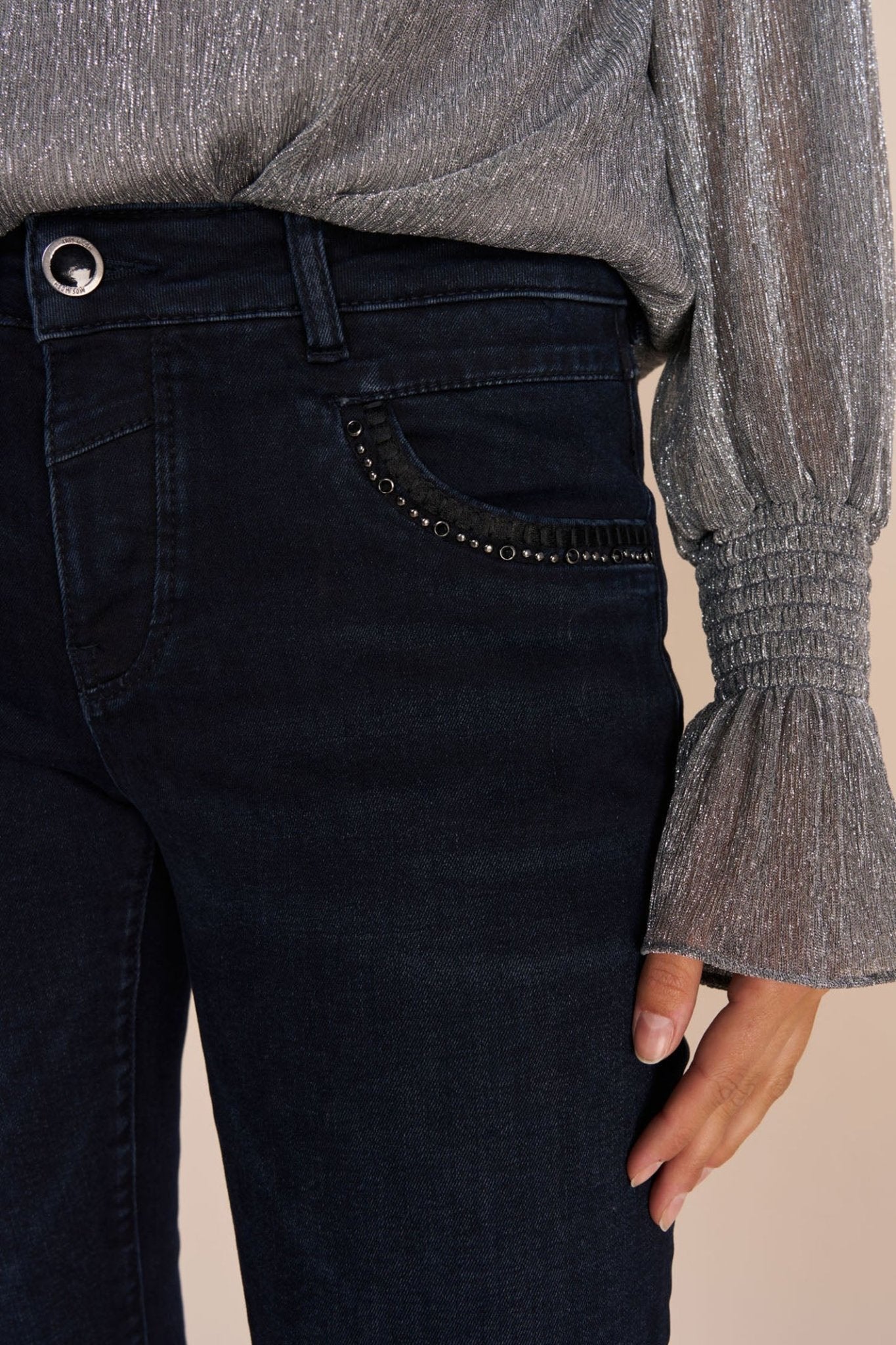 Mos Mosh 158540 MMNaomi Dark Blue Imera Jeans - Dotique Chesterfield