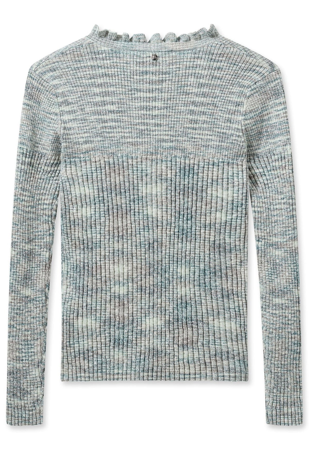 Mos Mosh 158800 MMEisley Wasabi Green Ribbed Knit Jumper - Dotique