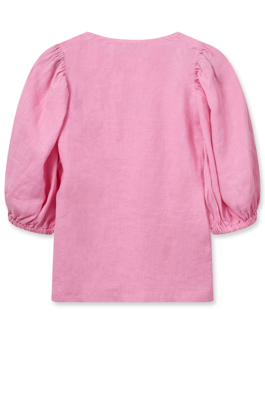 Mos Mosh 160160 MMTaissa Begonia Pink Linen Blouse - Dotique