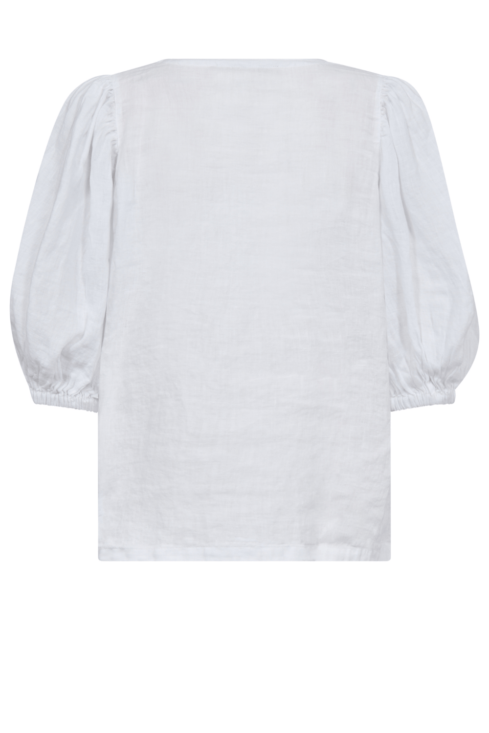 Mos Mosh 160160 MMTaissa White Linen Blouse - Dotique