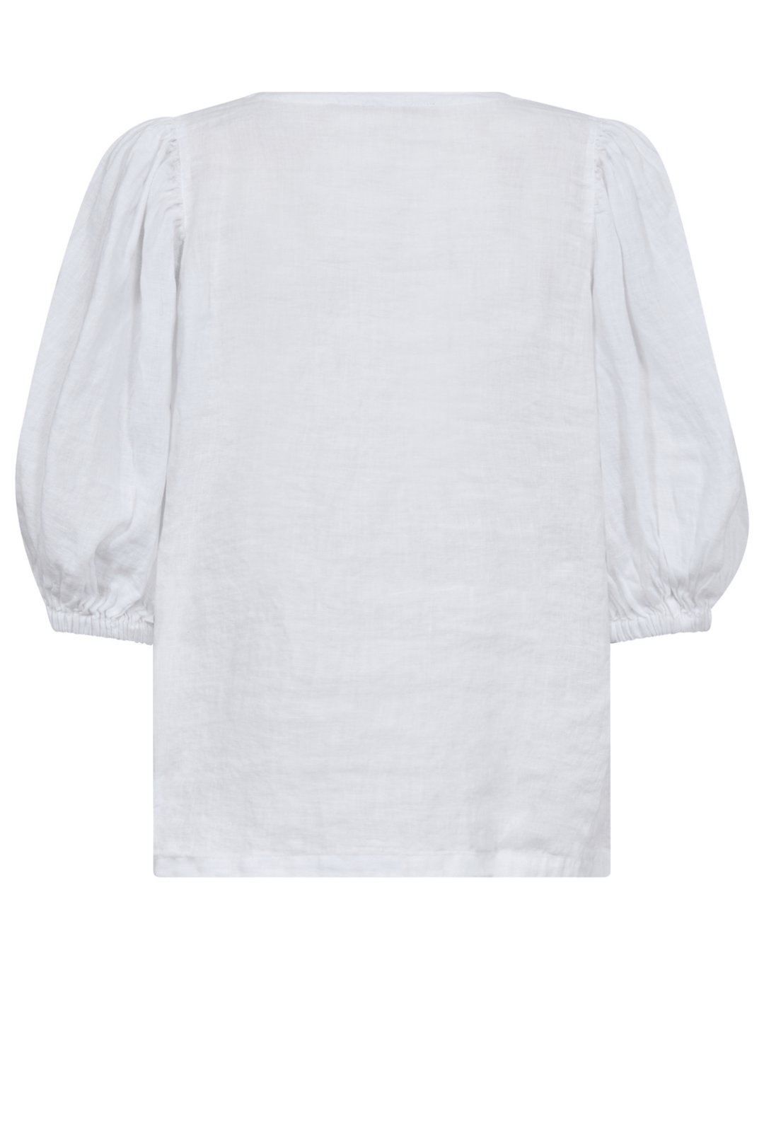Mos Mosh 160160 MMTaissa White Linen Blouse - Dotique