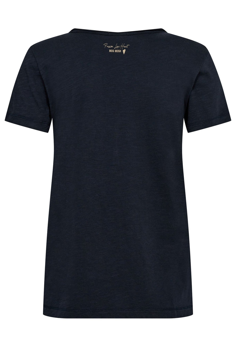 Mos Mosh 160930 MMAstin Salute Navy Basic T-Shirt - Dotique
