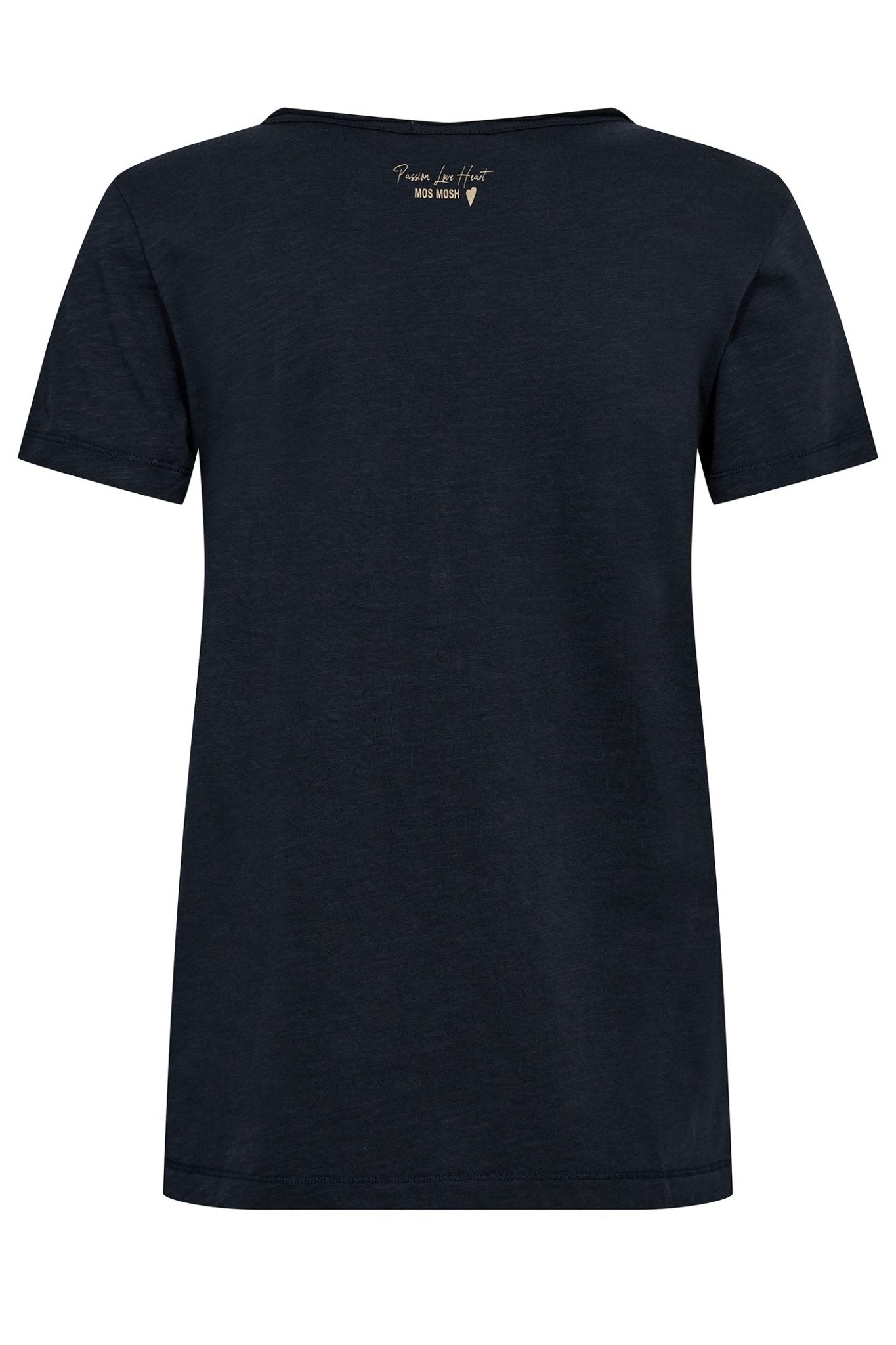 Mos Mosh 160930 MMAstin Salute Navy Basic T-Shirt - Dotique