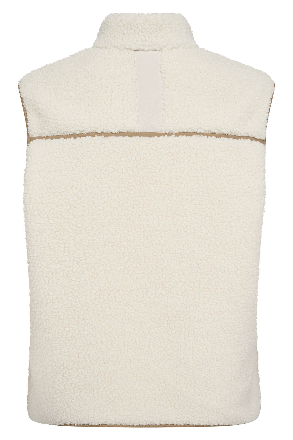 Mos Mosh 165230 Ecru Cream Rowe Teddy Waistcoat Gilet - Dotique