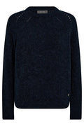 Mos Mosh 165670 Micro Chip Salute Navy Tammy Thora Knit Jumper - Dotique