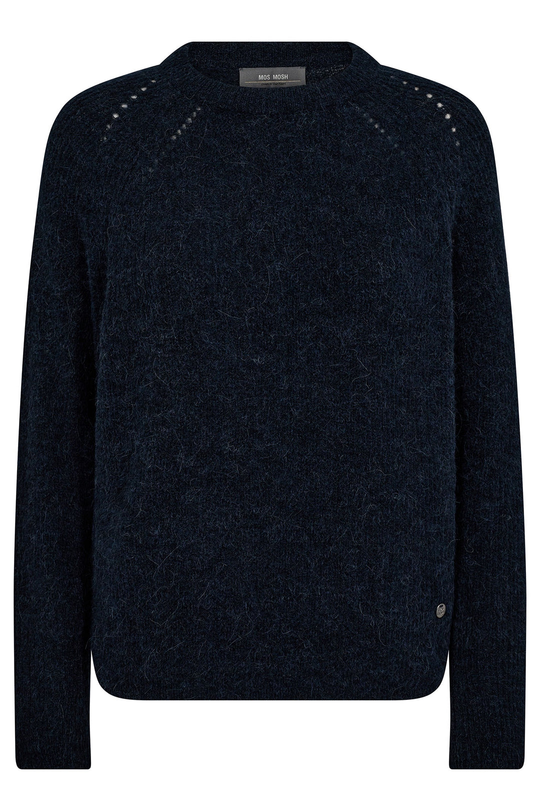 Mos Mosh 165670 Micro Chip Salute Navy Tammy Thora Knit Jumper - Dotique