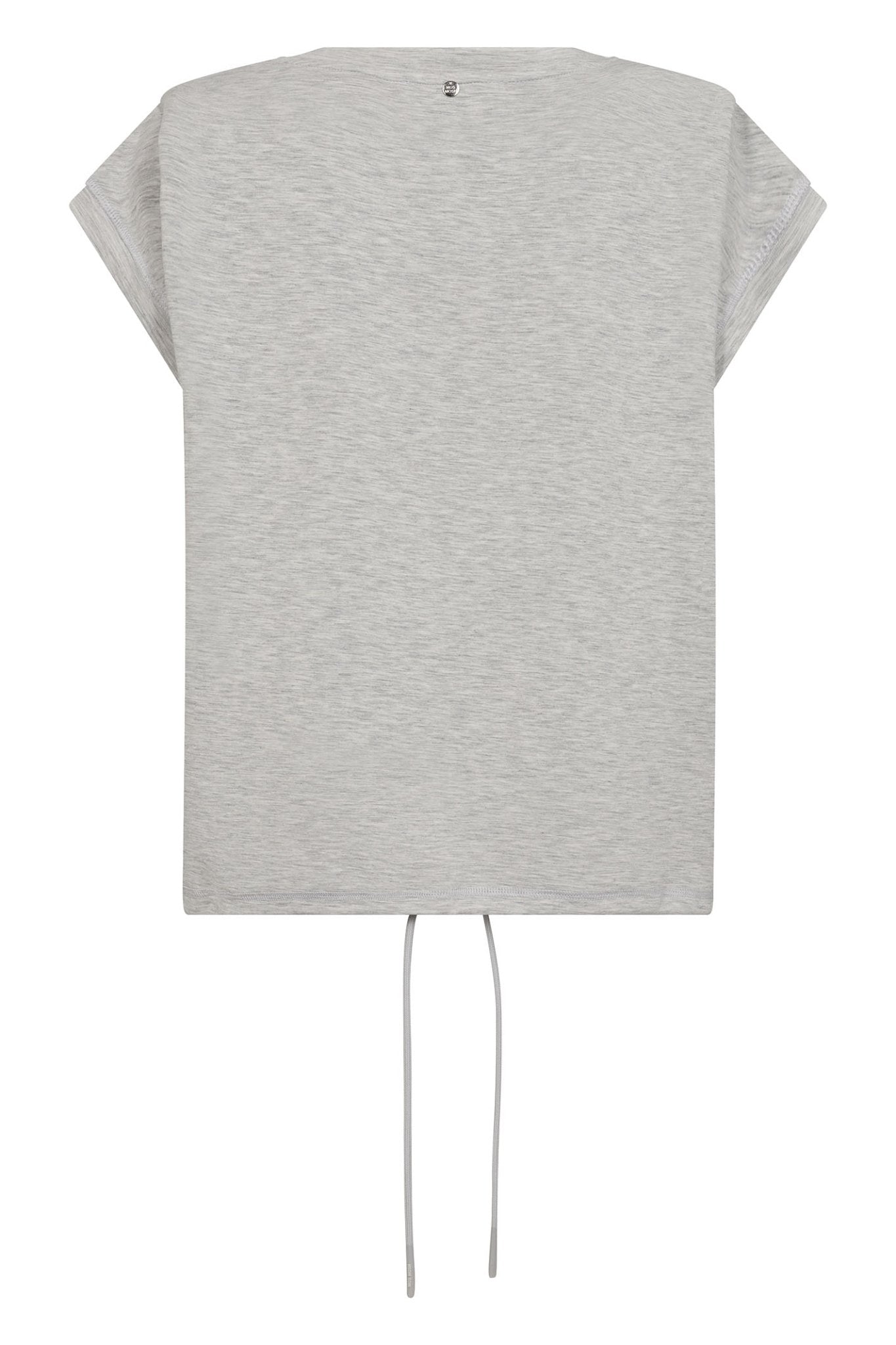 Mos Mosh 170910 MMNadi SL Light Grey Melange O-neck Sweatshirt - Dotique