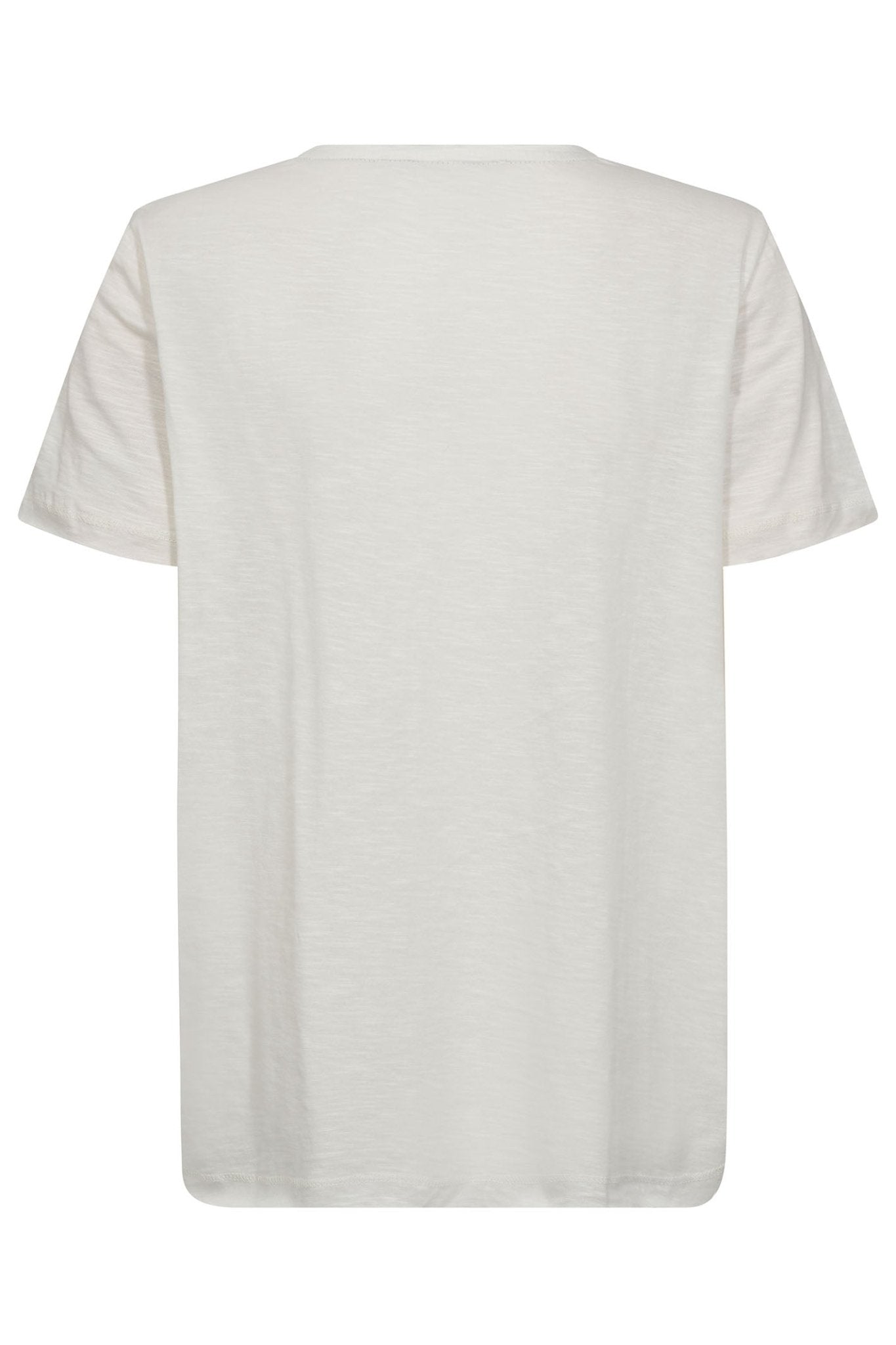 Mos Mosh 171120 MMLoren O-SS Ecru Cream Embroidery T-Shirt - Dotique