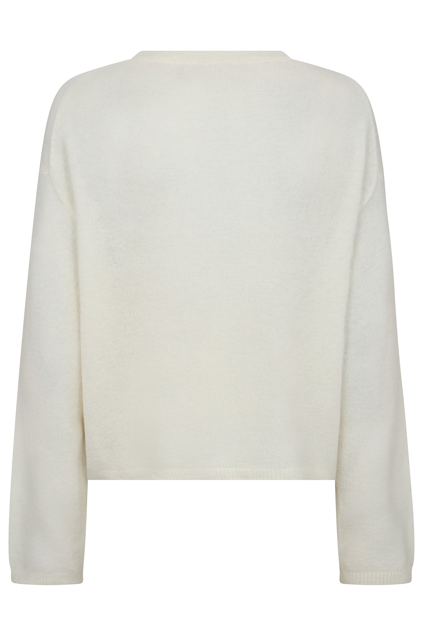 Mos Mosh 173310 Ecru Cream MMMape O-Neck Knit Jumper