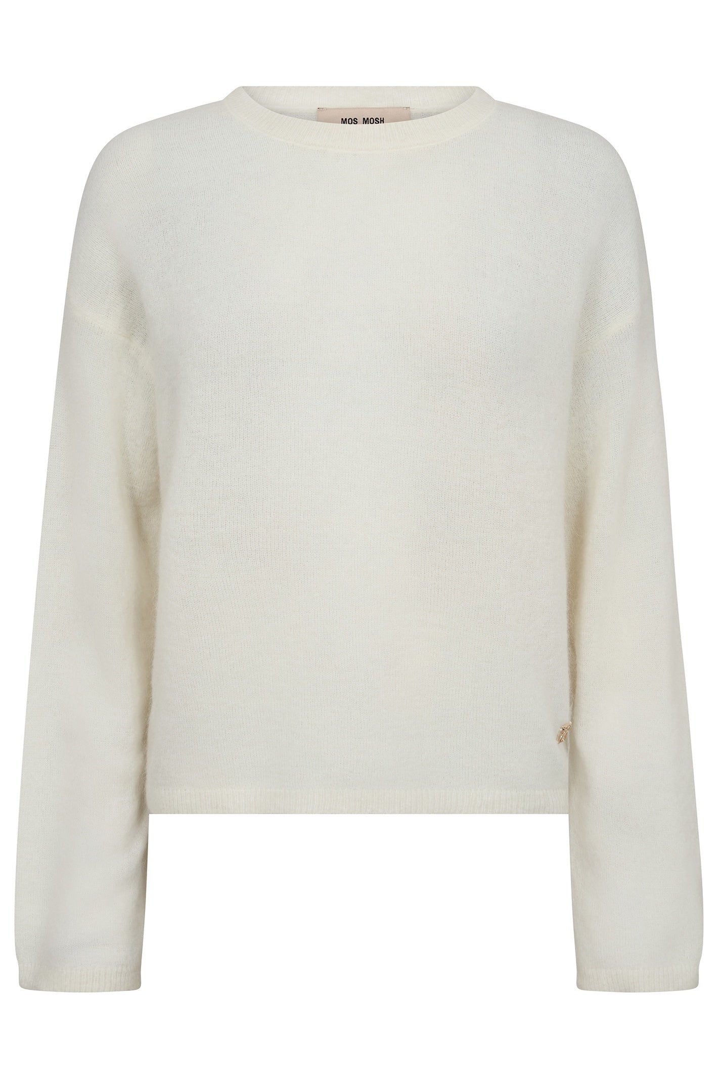 Mos Mosh 173310 Ecru Cream MMMape O-Neck Knit Jumper
