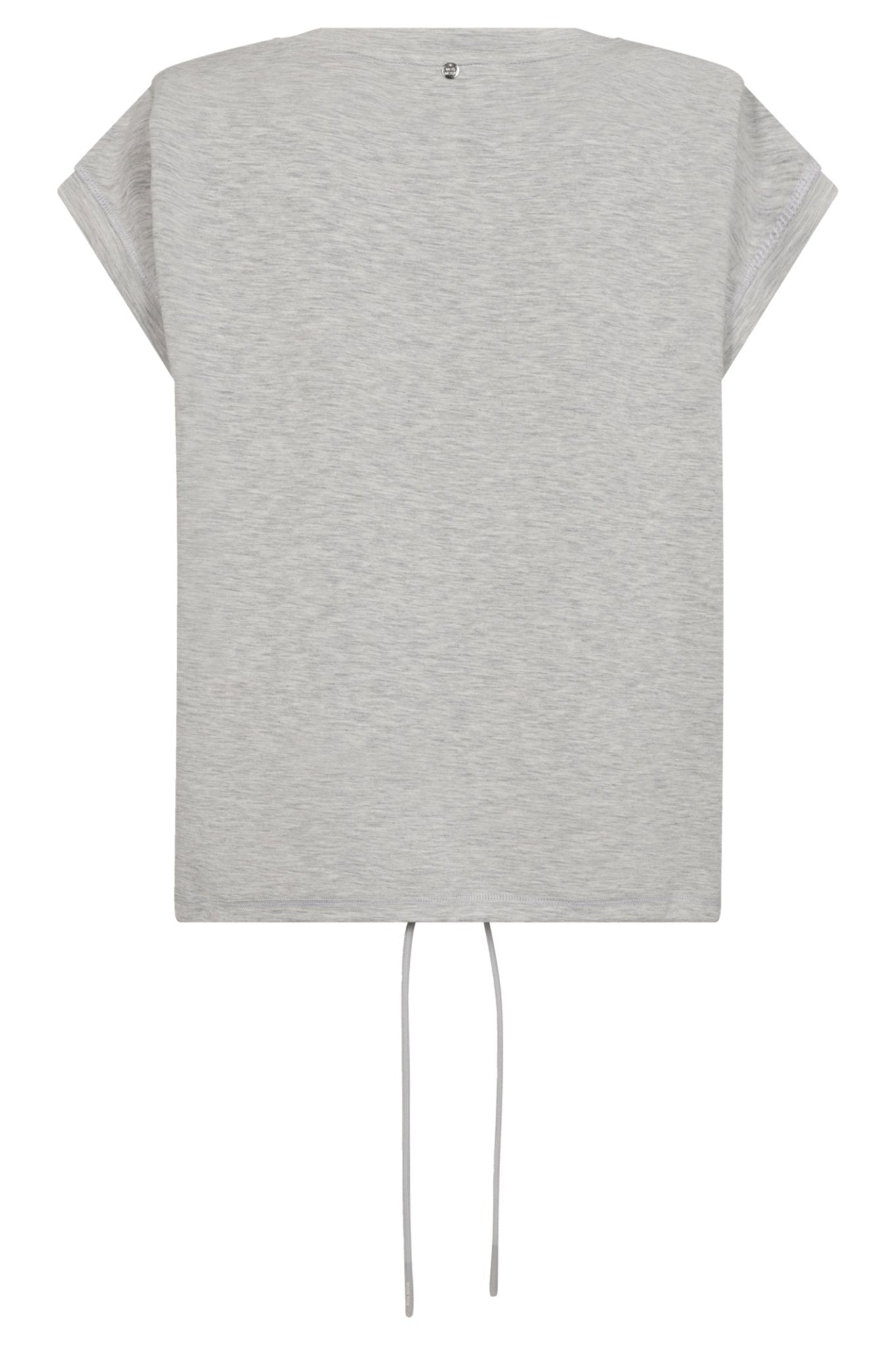 Mos mosh MM Nadi 170910 Light Grey SL O Neck Sweatshirt - Dotique