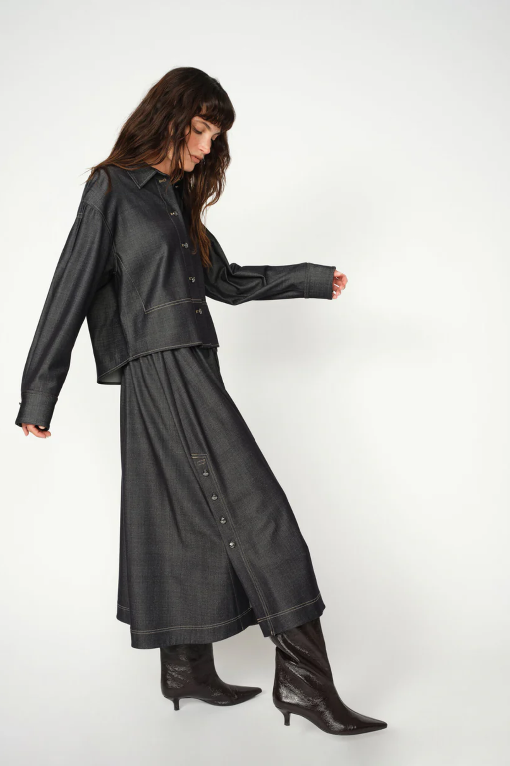 Mos Mosh Mmanela Cilla shirt – women’s printed button-up blouse – Dotique”