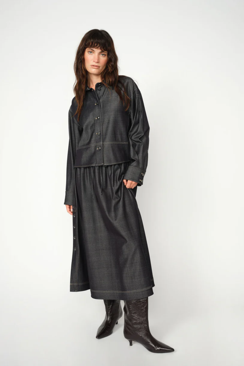 Mos Mosh Mmanela Cilla shirt – women’s printed button-up blouse – Dotique”