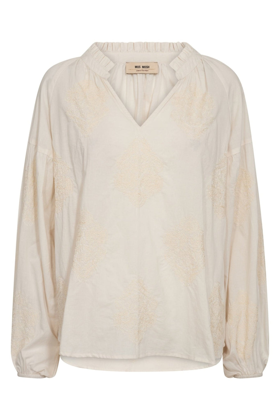Mos Mosh MMAshi White Voila Blouse - Dotique