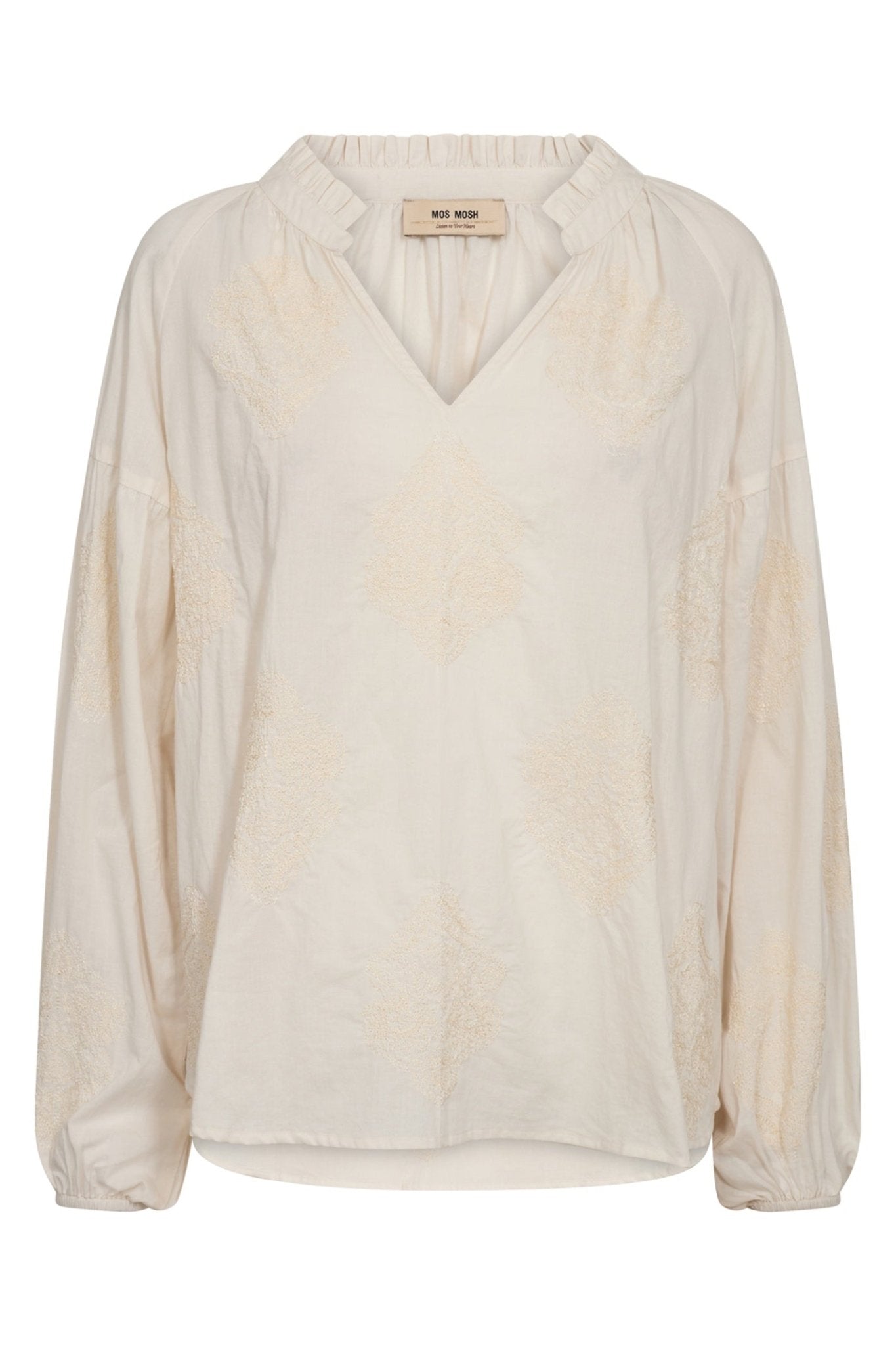 Mos Mosh MMAshi White Voila Blouse - Dotique