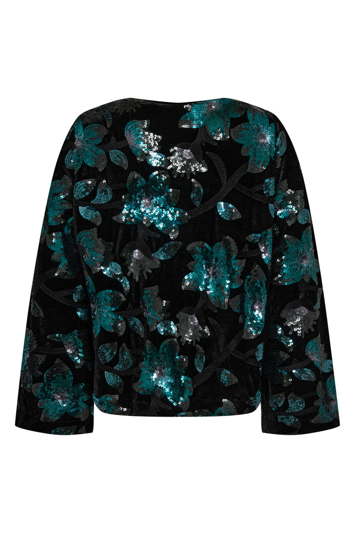 Mos Mosh MMLizza Storm Velvet Sequin Top - Dotique