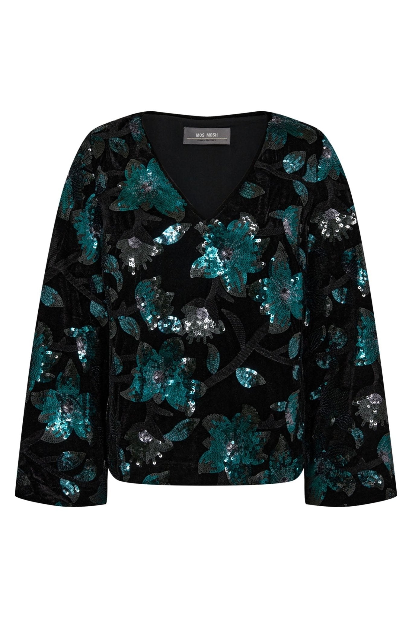 Mos Mosh MMLizza Storm Velvet Sequin Top - Dotique