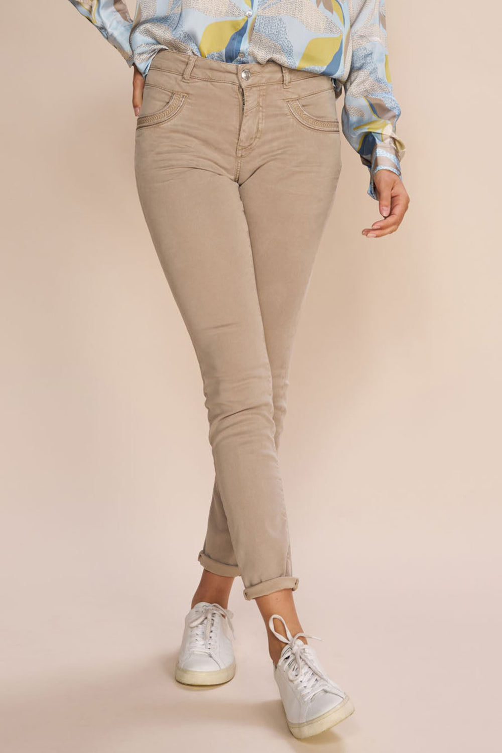 Mos Mosh MMNaomi Roasted Cashew Khaki Treasure Pant Jeans - Dotique