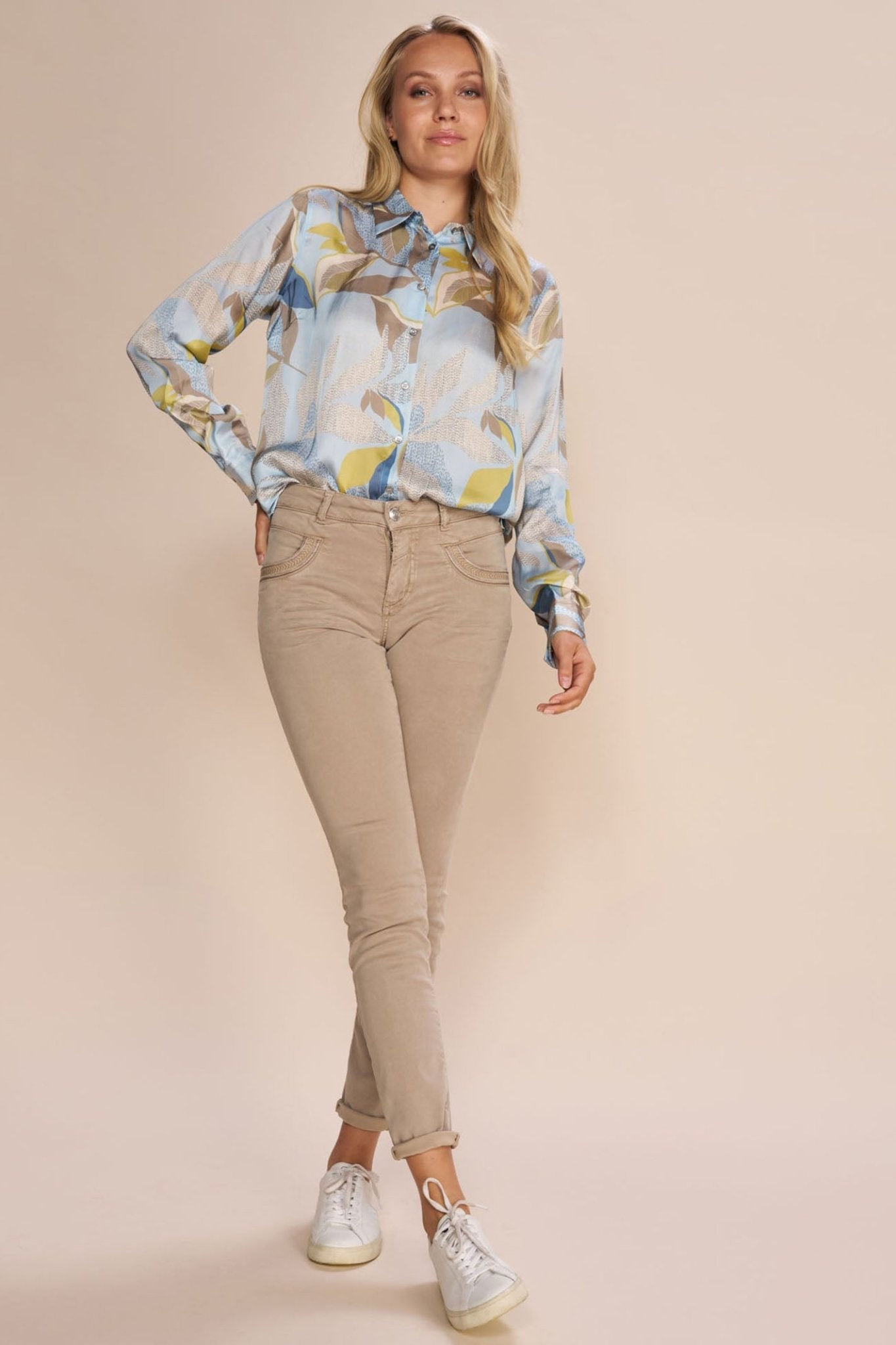 Mos Mosh MMNaomi Roasted Cashew Khaki Treasure Pant Jeans - Dotique