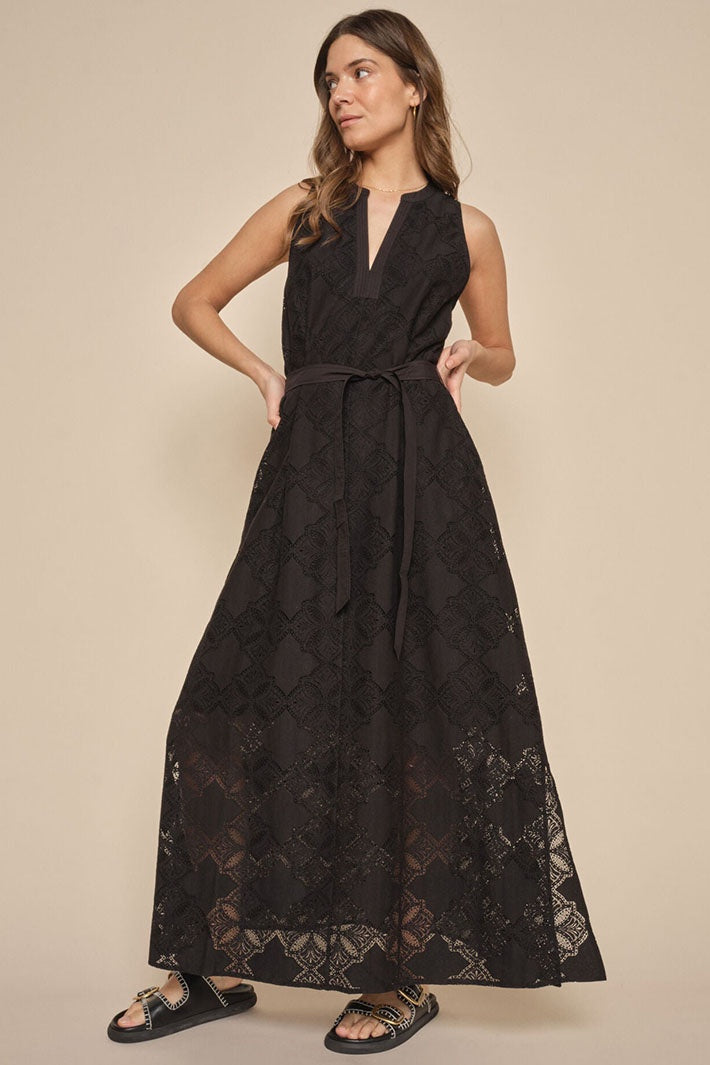 Mos Mosh MMPaolina Lace Dress Black 162880 - Dotique