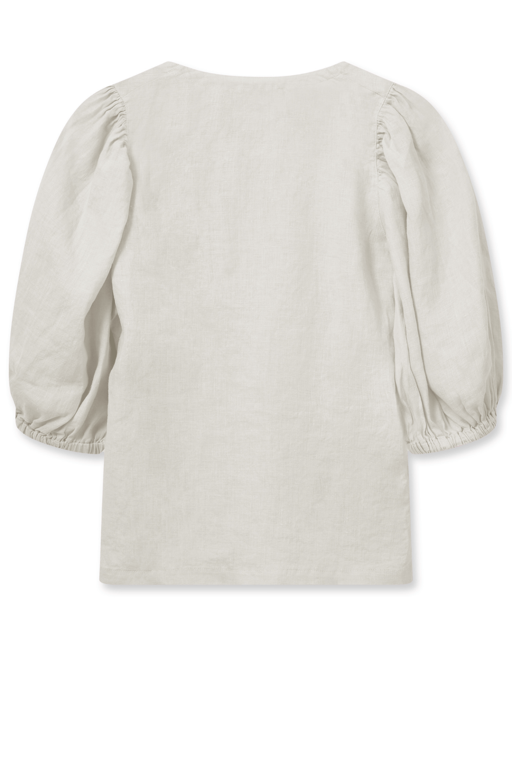 Mos Mosh MMTaissa 160160 Ecru Linen Blouse - Dotique