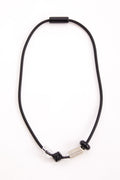 Naya 321 Black Clear Bead Necklace - Dotique