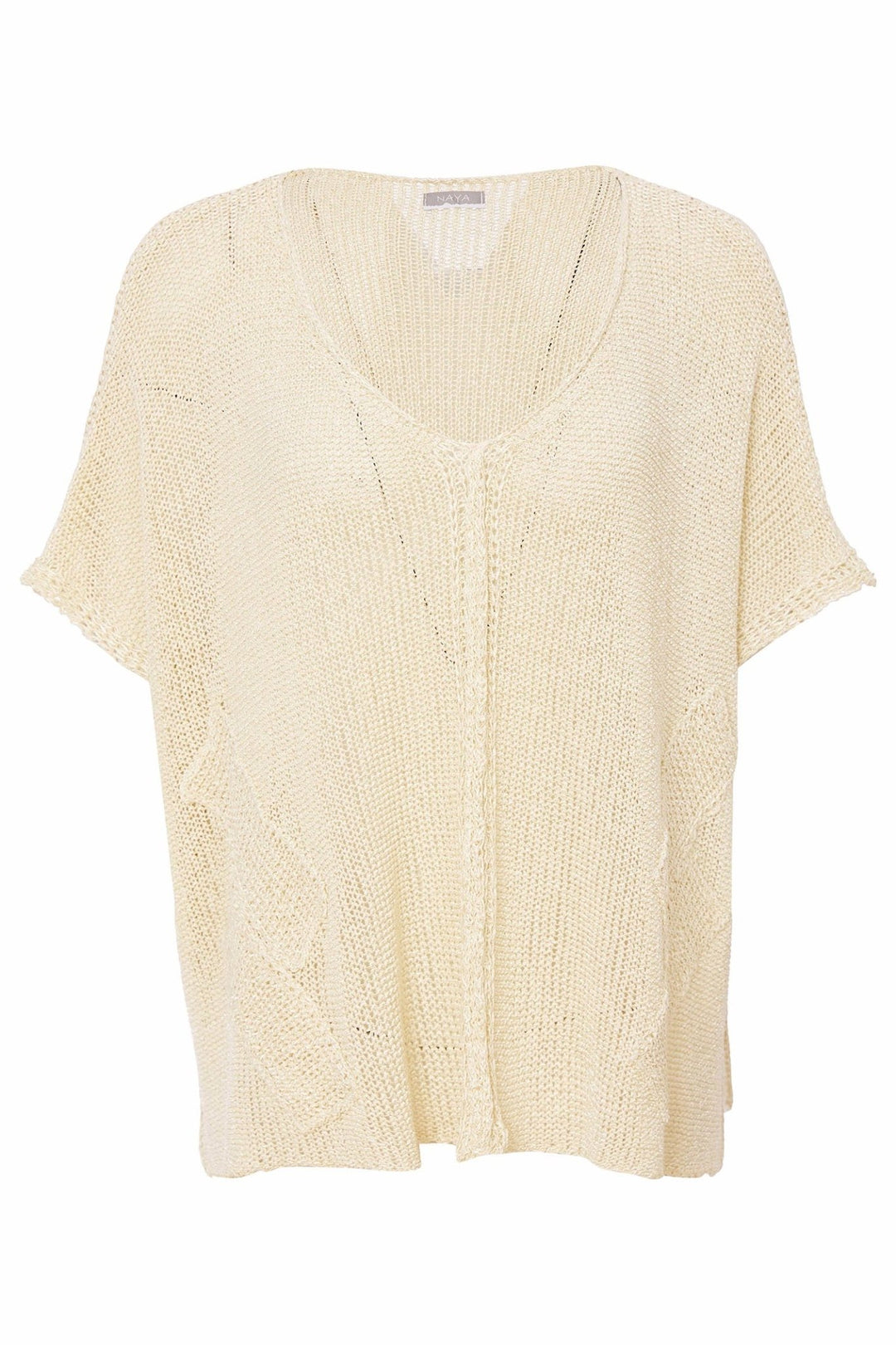 Naya NAS25308 Oversized V - Neck Jumper - Dotique - Naya