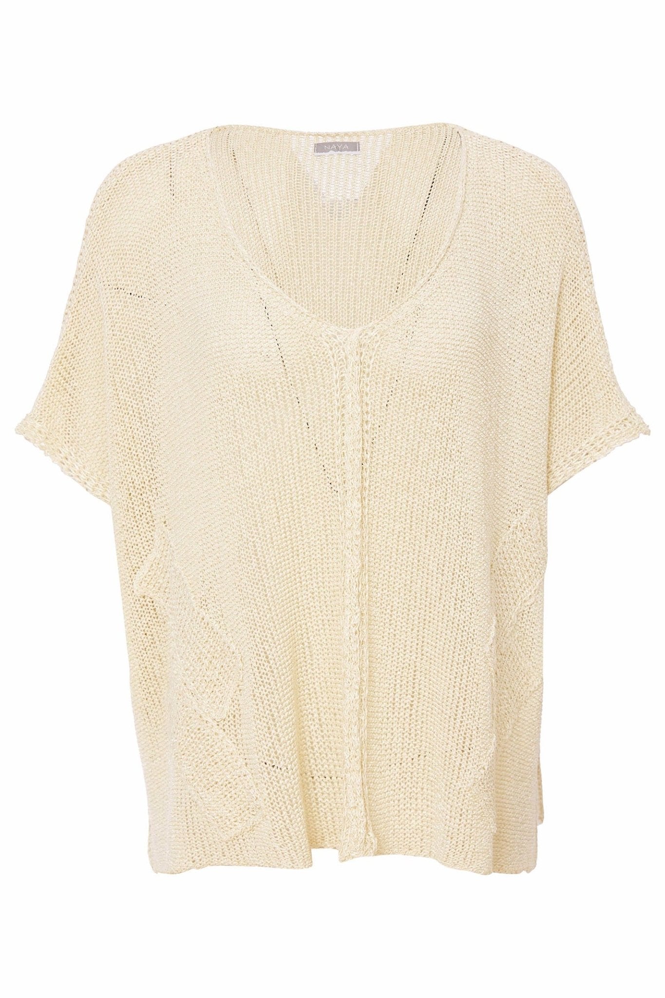 Naya NAS25308 Oversized V - Neck Jumper - Dotique - Naya
