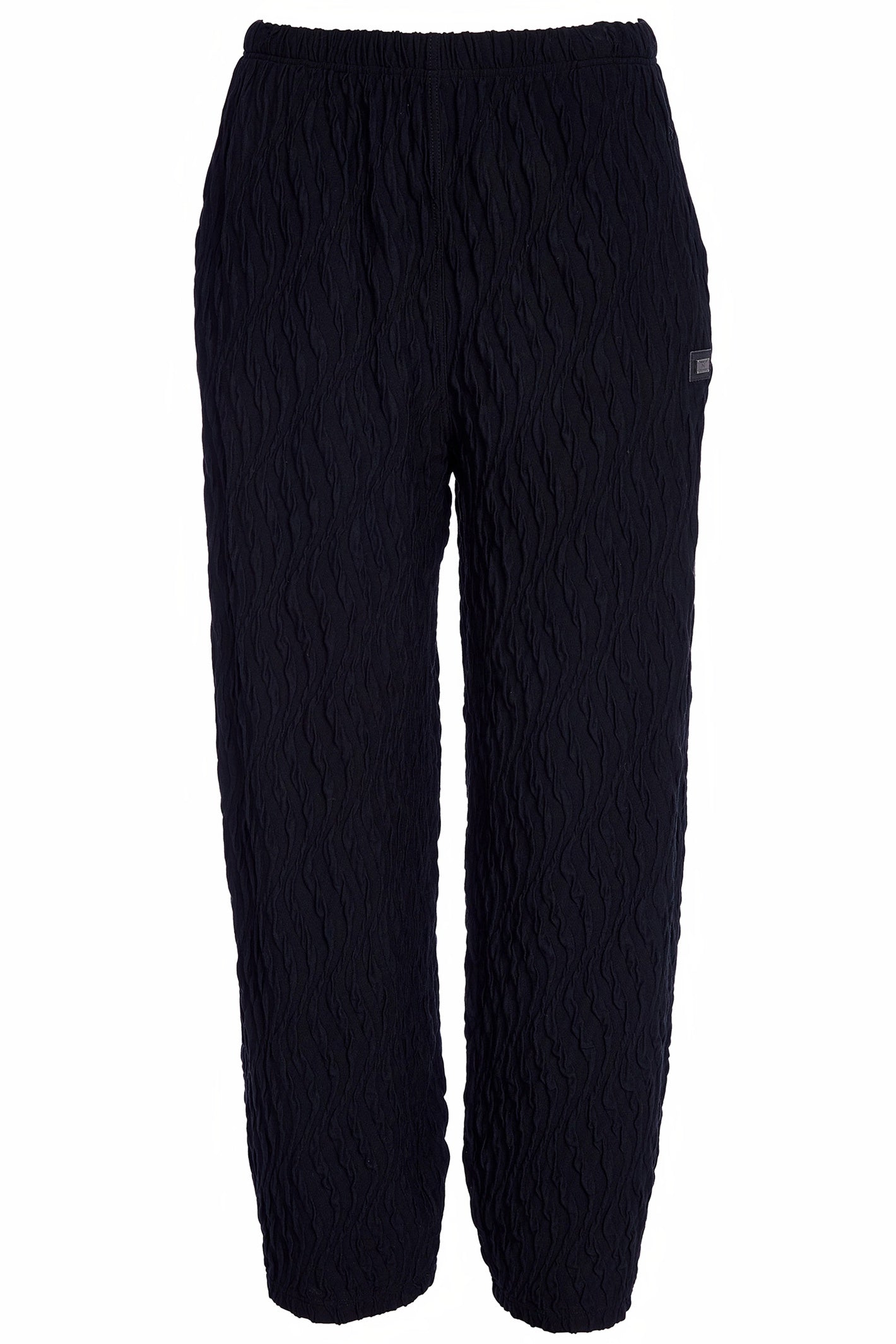 Naya NAW25230 Black Embossed Knit Soft Pull Up Trouser – Colour 09